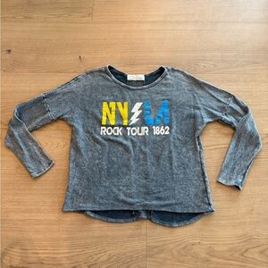 Vintage Havana | Band Tour Sweatshirt | Grey | medium